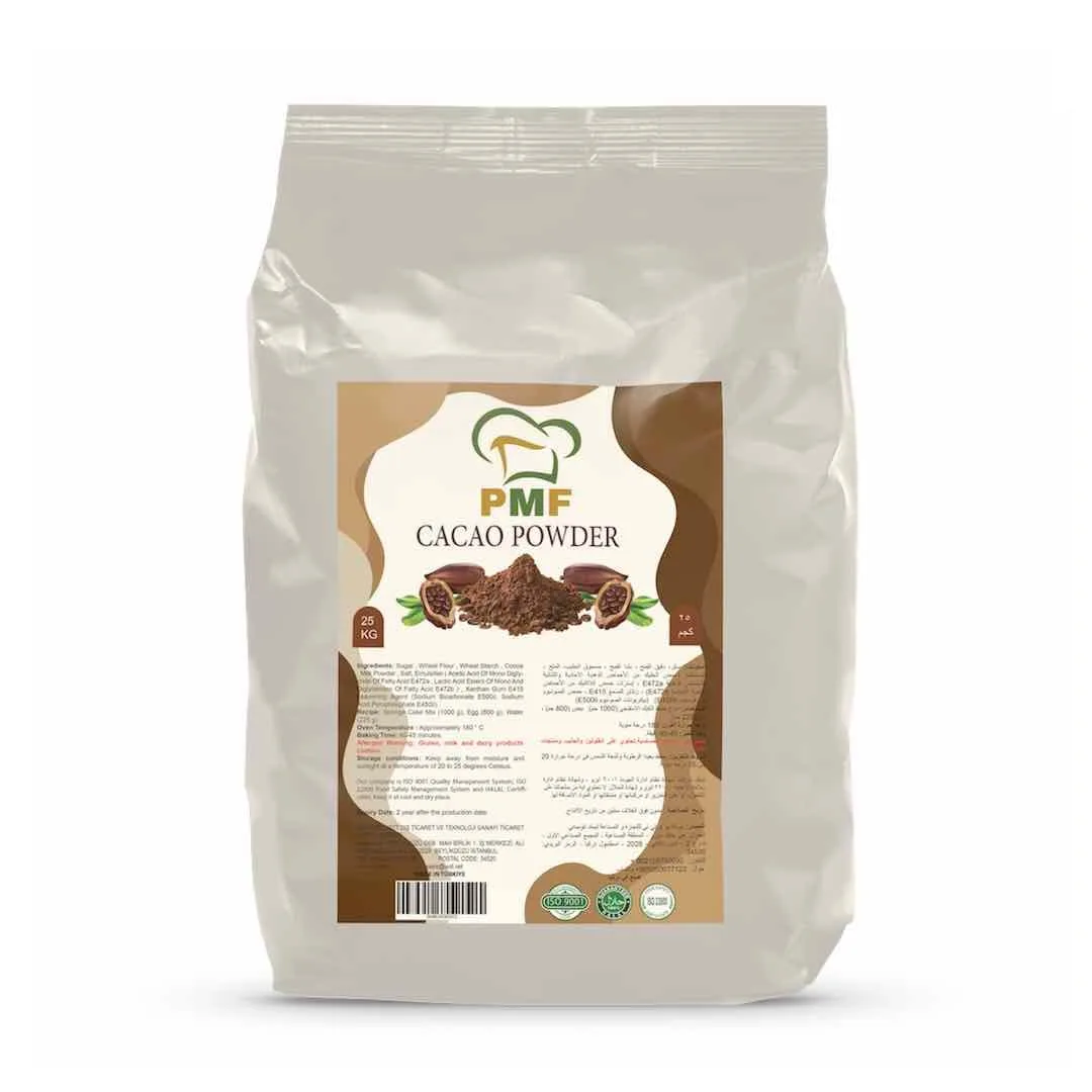 a bag of cacao powder