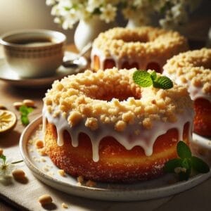 Crumb Cake Donuts